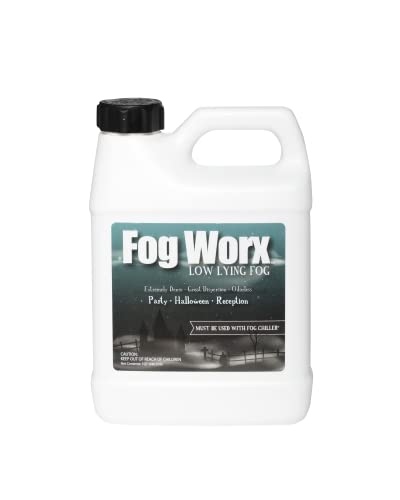 Fogworx Low Lying Fog Juice, Long Lasting Low Lying Indoor-Outdoor Fog, Designed...