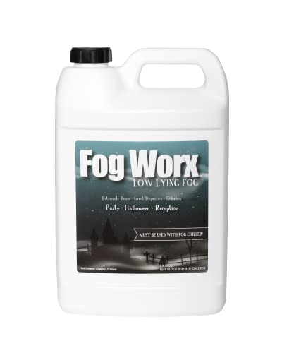 Fogworx Low Lying Fog Juice, Low Lying Indoor-Outdoor Fog, Designed Fog...