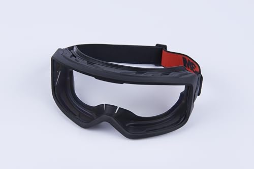 3M GoggleGear Eye Protective Goggle 3000 Series, Clear Scotchgard...