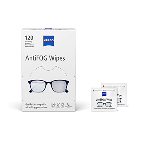 ZEISS AntiFOG Wipes 120 Count