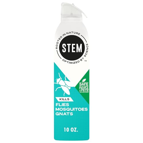 STEM Kills Flies, Mosquitoes And Gnats: Plant-Based Active Ingredient Bug Spray,...