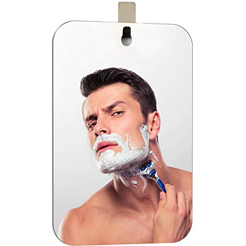 APHUIME Deluxe Large Fogless Shower Mirror, Fogless Shaving Mirror(7.48 in X 11...