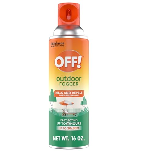 OFF! Outdoor Insect & Mosquito Repellent Fogger, Backyard Pretreat, Kills &...