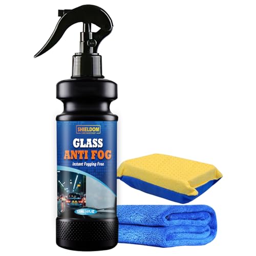 SHIELDOM Anti-Fog Spray for Glass Car Windshield Defogger Prevents Fogging of...