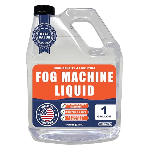 Fog Machine Liquid - 1 Gallon Tillbrook Fog Machine Fluid - High Density &...