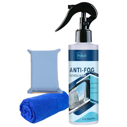 POLIXEL Glass Anti Fog Spray for Car Windshield - Windows Defogger Instantly...