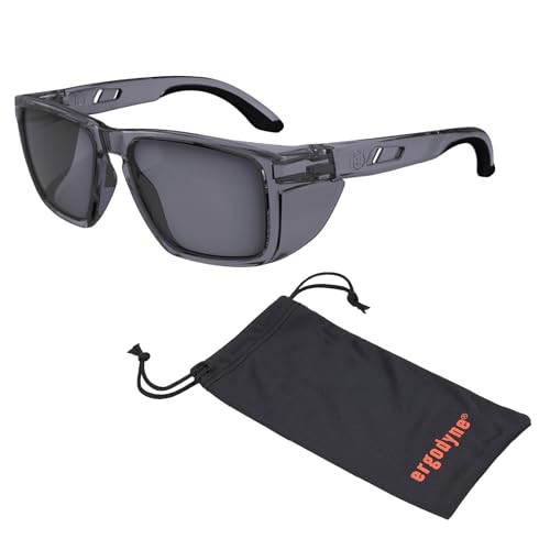 Ergodyne Skullerz SIXTEN Safety Glasses with Side Shields, Anti Fog + Anti...