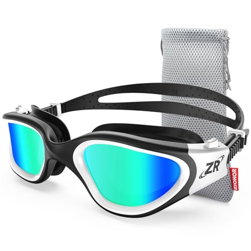 ZIONOR Swim Goggles, Upgraded G1 Polarized Swimming Goggles UV Protection...