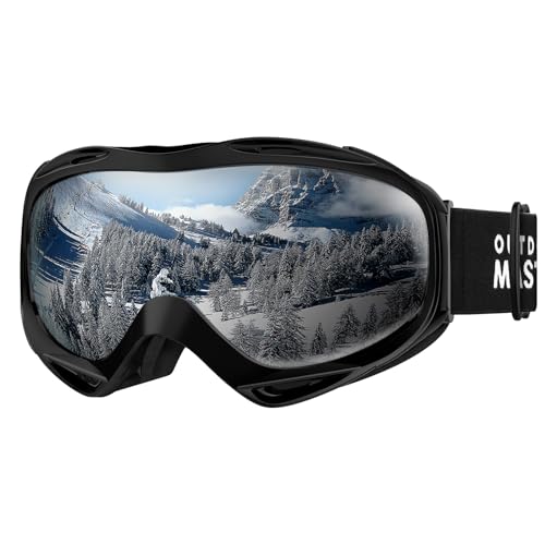 OutdoorMaster OTG Ski Goggles - Over Glasses Ski/Snowboard Goggles for Men,...
