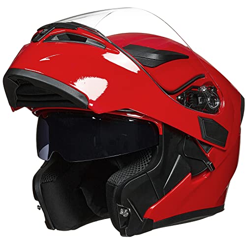 ILM Dual Visor Flip-Up Helmet