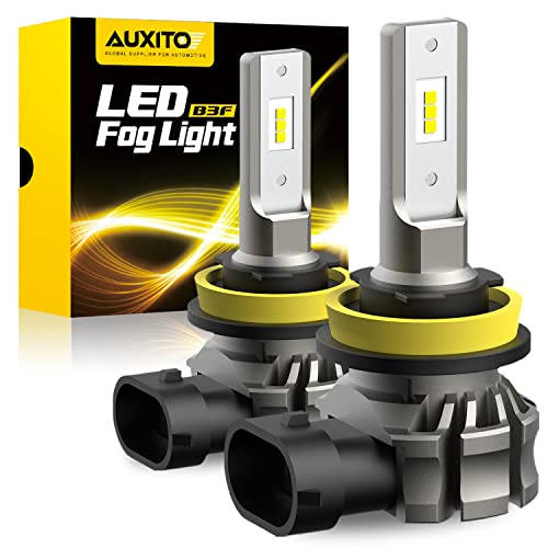 AUXITO H11/H8/H16 LED Fog Light Bulbs or DRL, 6000 Lumens 6500K Cool White...