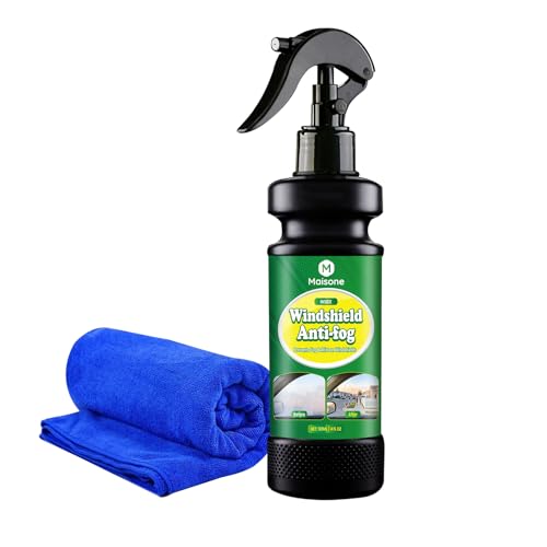 MAISONE Car Windshield Anti Fog Spray, 4 FL OZ – Prevents Fogging, Improves...