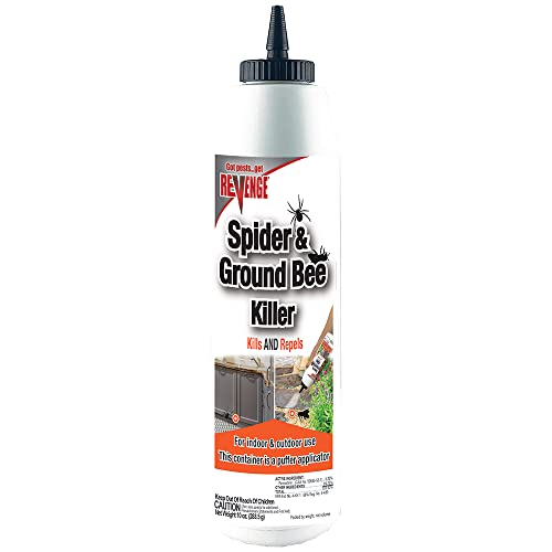 Revenge Spider & Ground Bee Killer for Indoors and Outdoors, 10 oz Ready-to-Use...