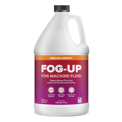 FogUp Medium Density Fog Juice - Extremely Long Lasting, High Output...