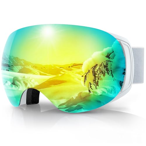 findway Pro Ski Goggles OTG for Women Men Adult Youth [Anti-Fog&Scratch] Over...