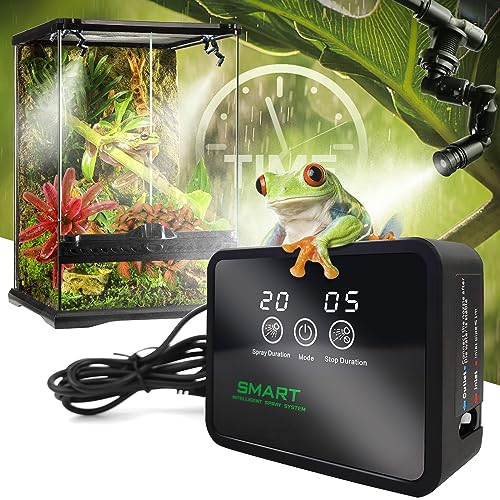 MYGIIKAKA Reptile Fogger Automatic Reptile Mister Fogger for Terrarium, Timed...