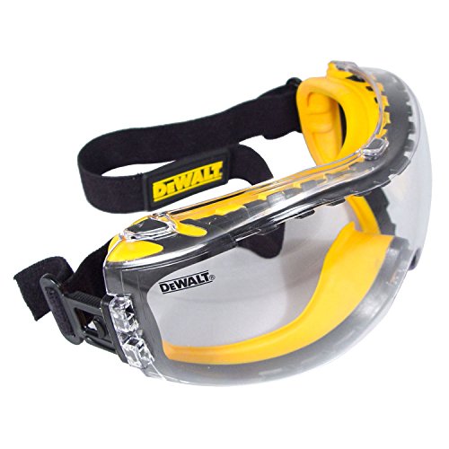 DEWALT DPG82-11 Concealer Clear Anti-Fog Dual Mold Safety Goggle, Clear Lens, 1...