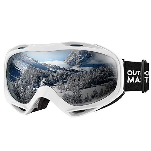 OutdoorMaster OTG Ski Goggles - Over Glasses Ski/Snowboard Goggles for Men,...