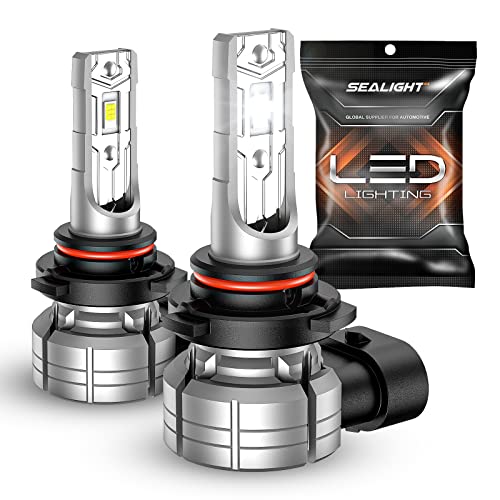 SEALIGHT 9145 LED Fog Light Bulbs, 12000LM 6500K Cool White Fog Lights, 24W 5530...