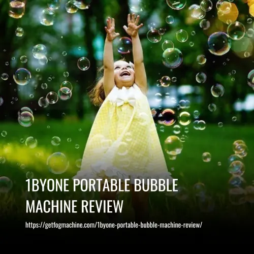 1byone portable bubble machine review