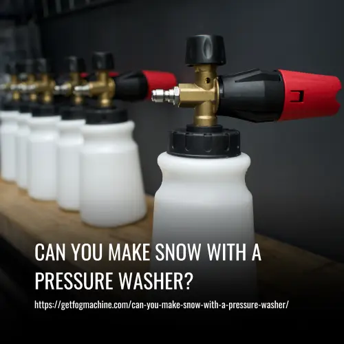 Can You Make Snow with a Pressure Washer