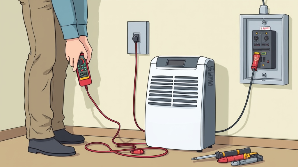 Troubleshooting a dehumidifier that keeps tripping the circuit breaker.