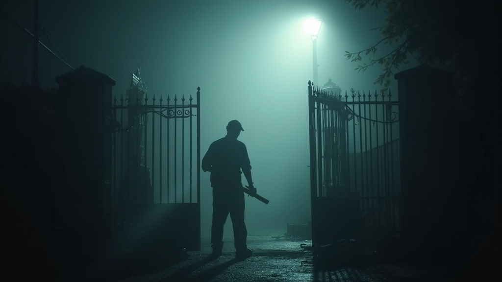 Backlighting through fog creates dramatic light beams and silhouettes for filmmaking.
