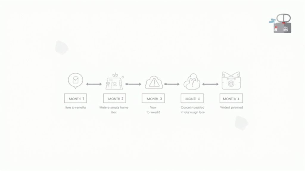 Timeline diagram showing fog machine performance decline without cleaning.